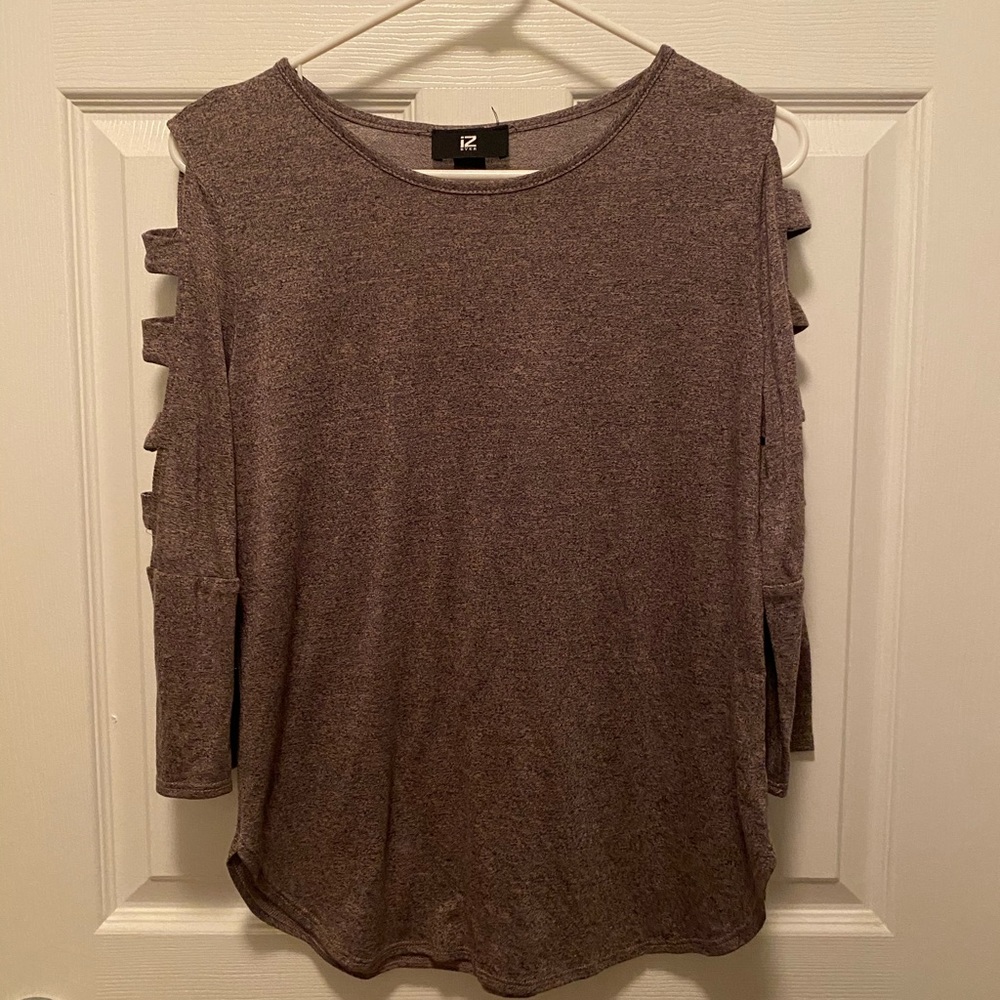 IZ Byer long sleeve shirt with cutouts